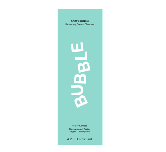 Bubble Skincare Soft Launch Cream Cleanser 4.2 fl oz / 125 ml