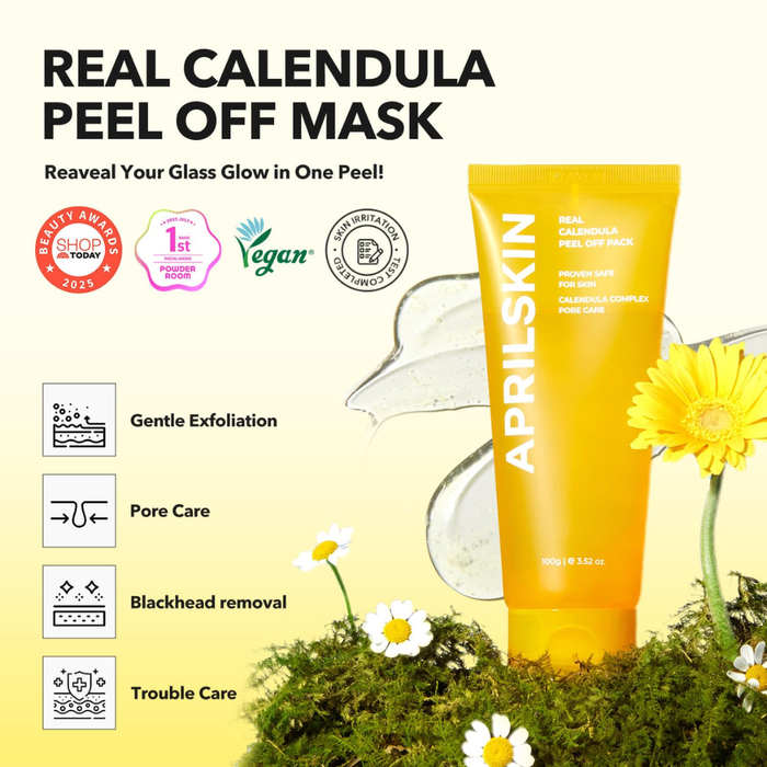 April Skin Calendula Peel Off Mask Nudie Glow Australia