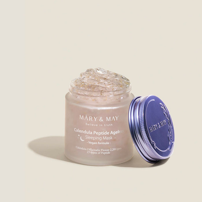 Mary & May Calendula Peptide Ageless Sleeping Mask Nudie Glow Australia