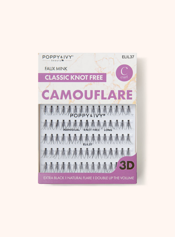 Camouflare Classic Knot Free Individual Lash - elil-38-extra-long
