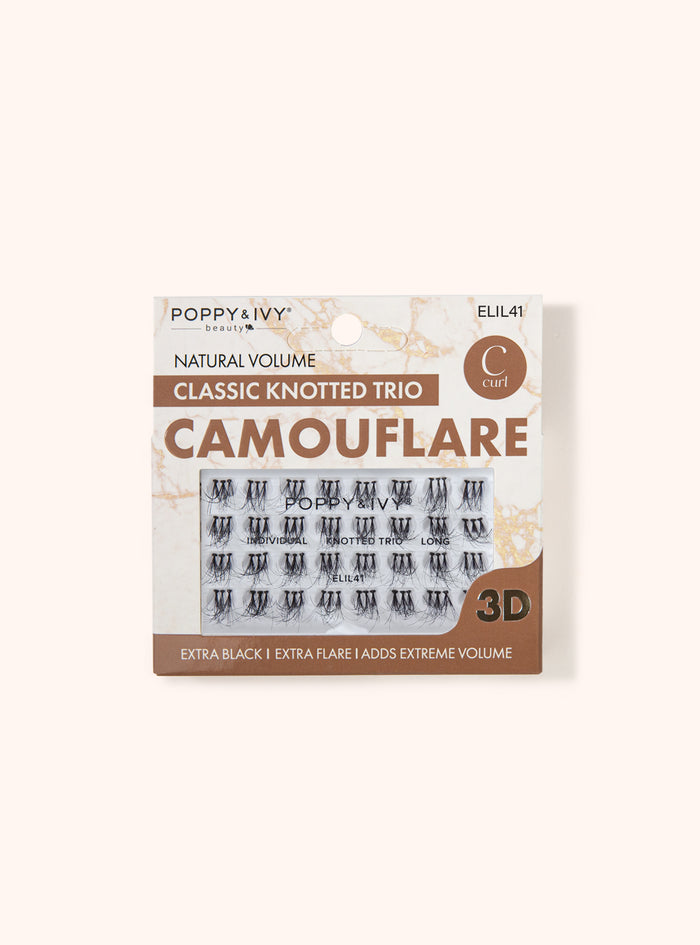 Camouflare Classic Knotted Trio Individual Lash - elil-42-extra-long