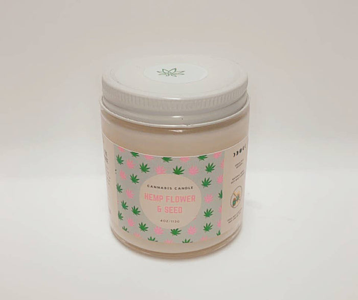 Cannabis Candle | 6oz | Hemp Wax