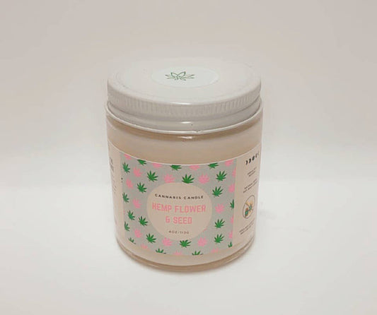 Cannabis Candle | 6oz | Hemp Wax