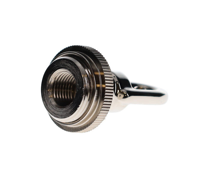 Cast Brass Nickel Screw Collar Canopy Set, 1/4F Tap, Mounting Hardware Kit (10951N)