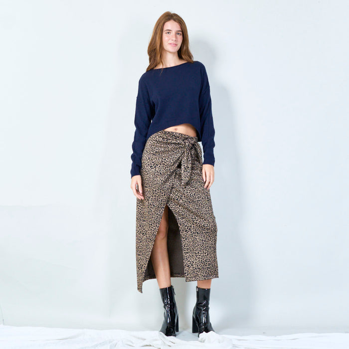 Casual drop shoulder pullover sweater wholesale