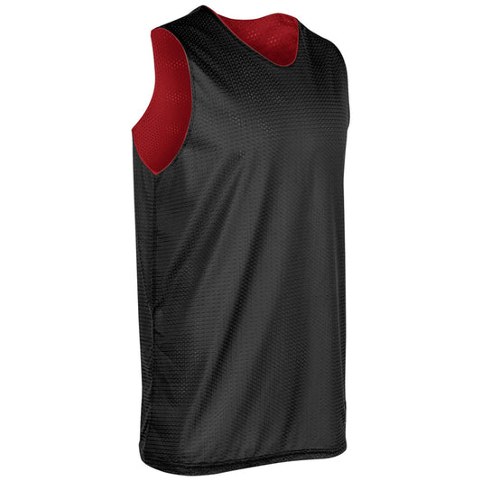 CHAMPRO - RED/BLACK REVERSIBLE YOUTH JERSEY