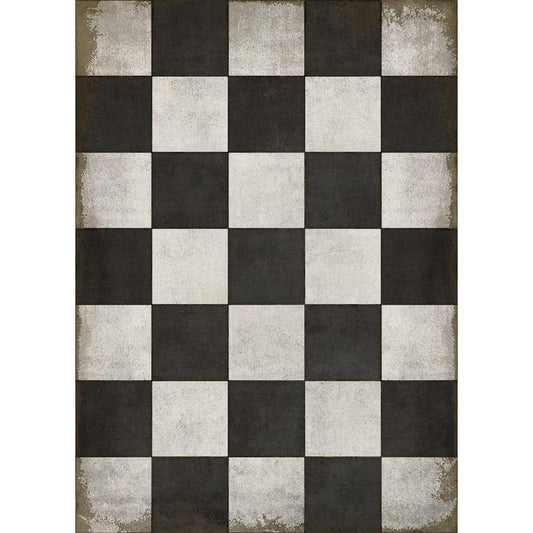 Checkered Past Vinyl Rug - Pattern