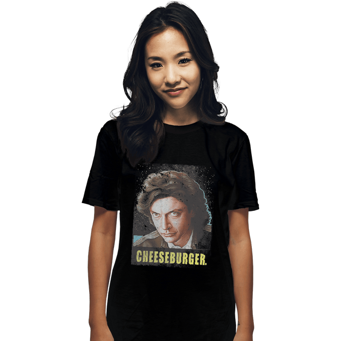 Shirts T-Shirts, Unisex / Small / Black Cheeseburger