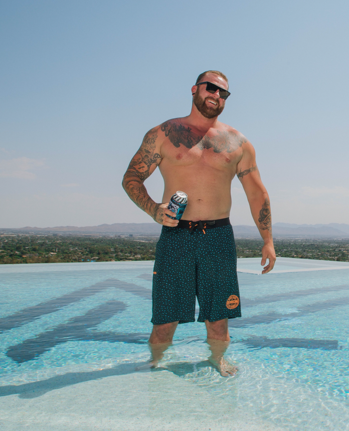 Cheetah Boardshort - Teal