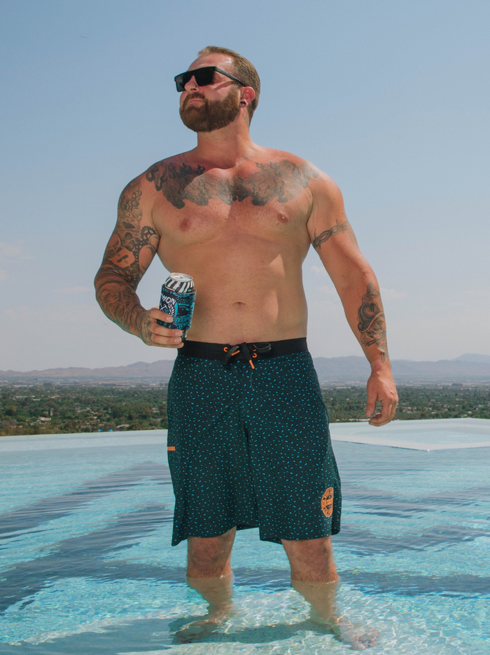 Cheetah Boardshort - Teal