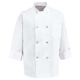 CHEF DESIGNS - WHITE CHEF COAT  *