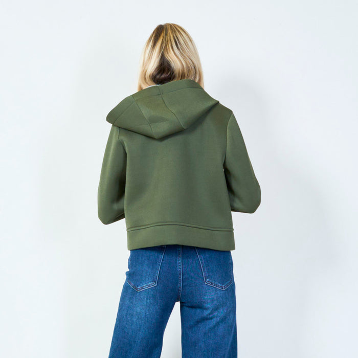 Chic cropped jacket with a unique collar wholesale