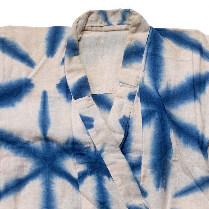 Child's Snowflake Shibori Kimono Coat