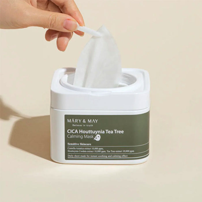 Mary & May CICA Houttuynia Tea Tree Calming Mask Nudie Glow Australia