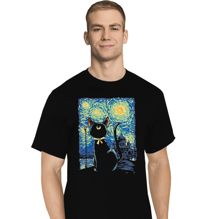 Shirts T-Shirts, Tall / Large / Black Claire De Lune