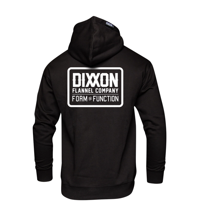 Classic Pullover Hood - White / Black