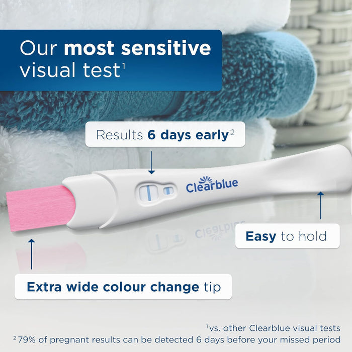 Clear Blue Ultra Early Pregnancy Test Kit 1's Clear Blue