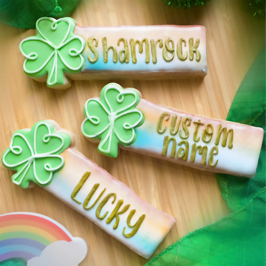 Clover Name Plaque Cookie Cutter