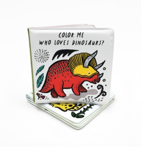 Color Me: Who Loves Dinosaurs? Bath Book
