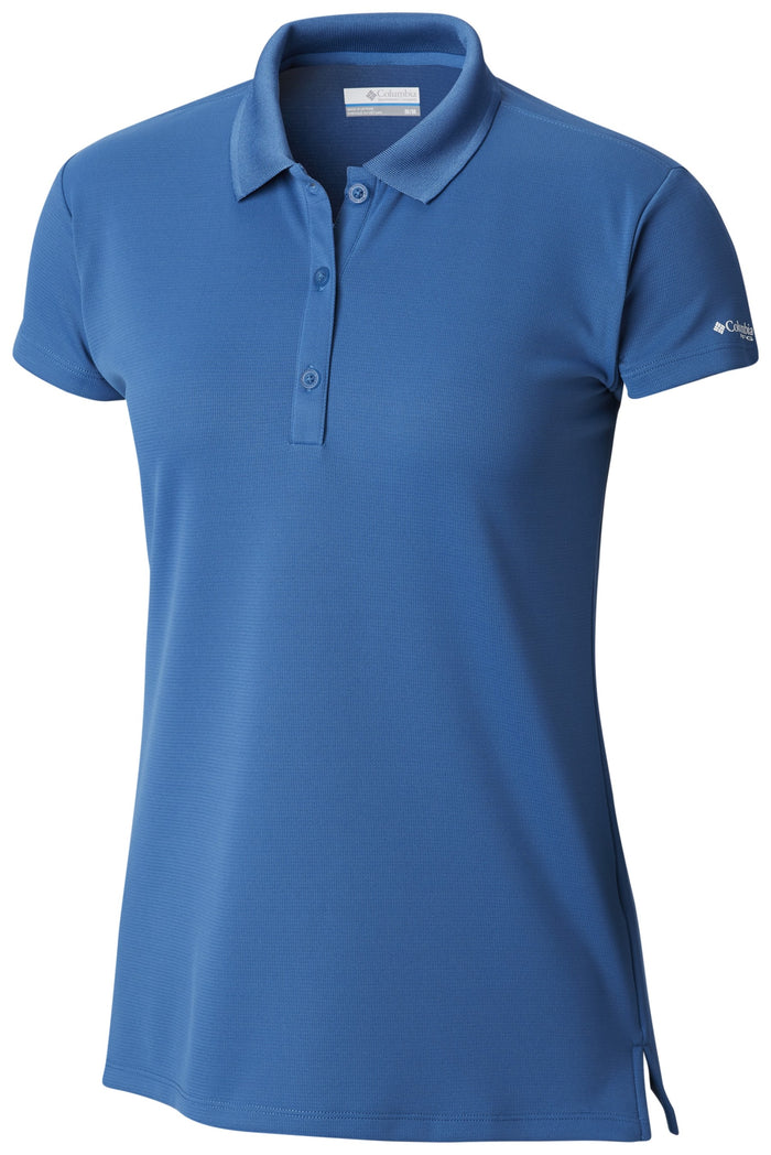 COLUMBIA -WOMEN'S POLO - LIGHT BLUE *