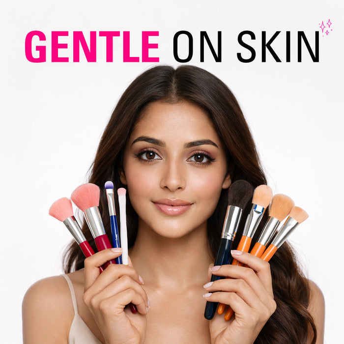 Complete Face & Eye Makeup Brush Combo – 8 Brushes