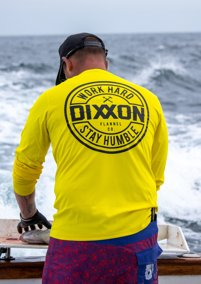 CORPO UV LONG SLEEVE T-SHIRT - YELLOW