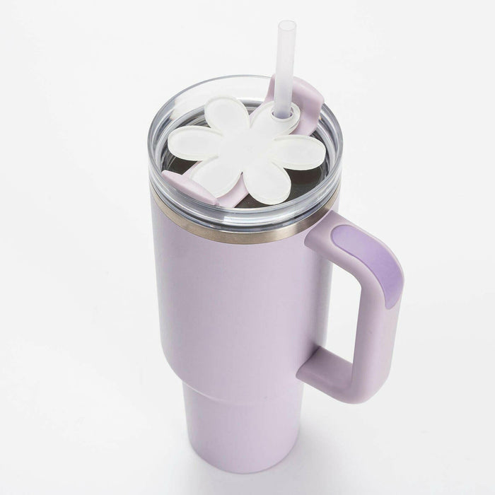 Craft Express 10 Pack 40oz Tumbler Acrylic Flower Sublimation Name Tags.