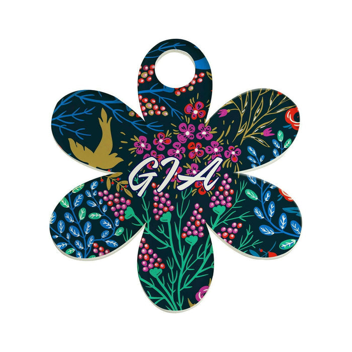 Craft Express 10 Pack 40oz Tumbler Acrylic Flower Sublimation Name Tags.
