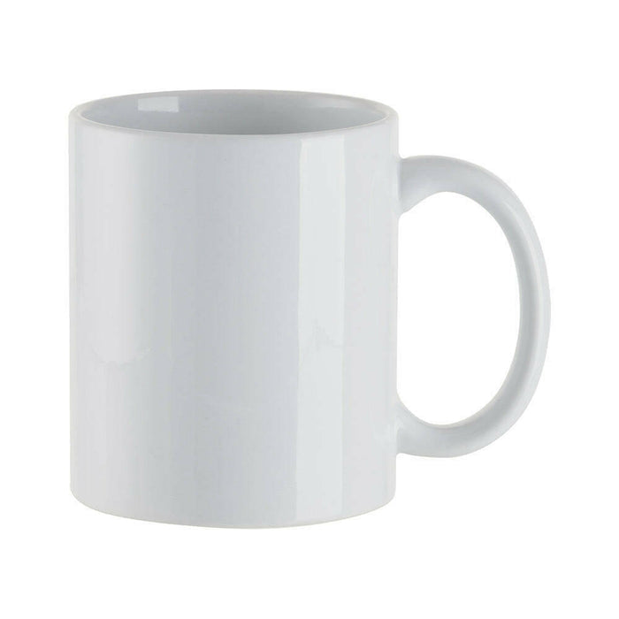 Craft Express 6 Pack 11oz Ceramic Sublimation Mugs – White Glossy Blanks.