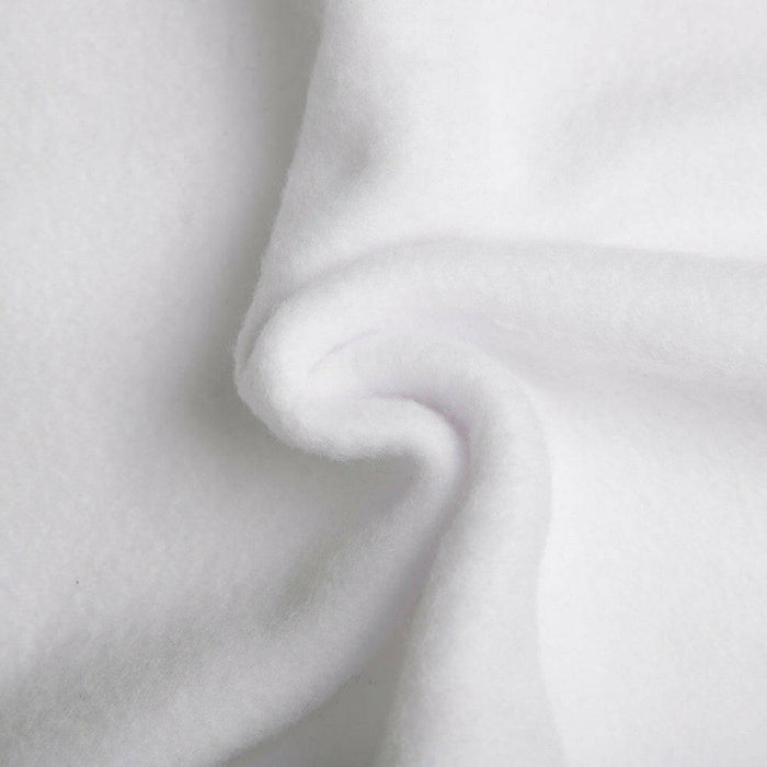 Craft Express 2 Pack Fleece Sublimation Burp Cloths – Soft White Baby Blanks.