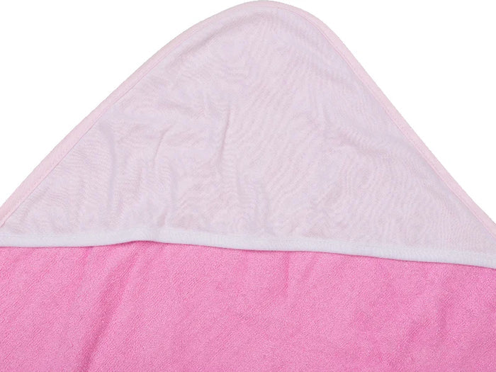 Craft Express 2 Pack Pink Sublimation Hooded Towels – Custom-Ready Baby Towels.
