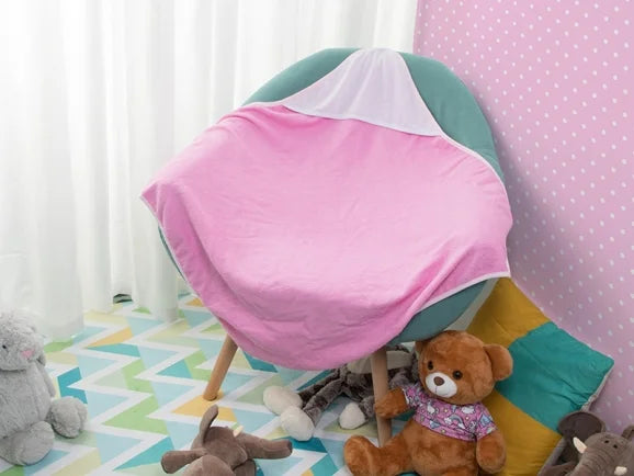 Craft Express 2 Pack Pink Sublimation Hooded Towels – Custom-Ready Baby Towels.