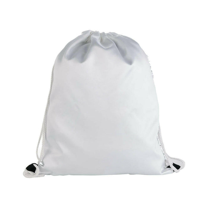Craft Express 2 Pack Sublimation Sequin Drawstring Backpacks.