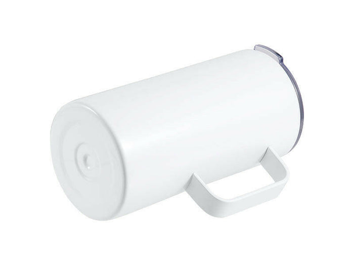 Craft Express 4 Pack 20oz Stainless Steel Sublimation Handled Mugs with Slide Lids.