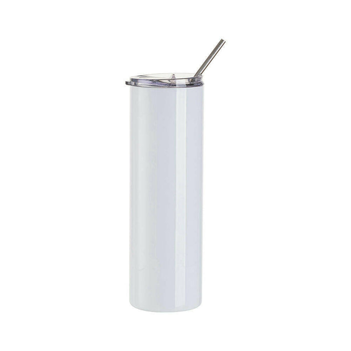 Craft Express 4 Pack 30oz Stainless Steel Skinny Sublimation Tumblers.