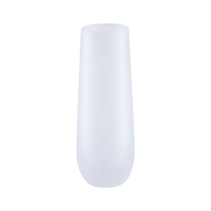 Craft Express 4 Pack 10oz Frosted Stemless Champagne Flute Glasses – Sublimation-Ready.