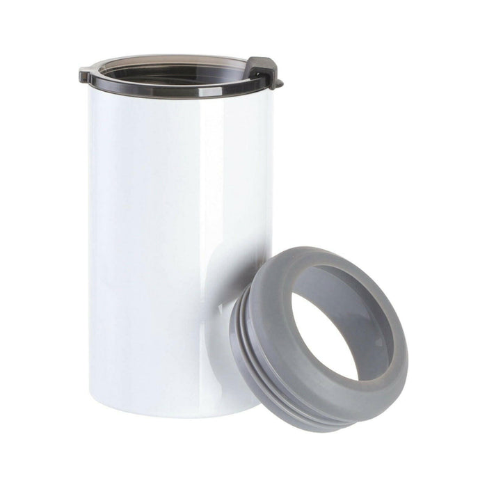 Craft Express 4 Pack 12oz 4-in-1 Stainless Steel Sublimation Can Coolers.