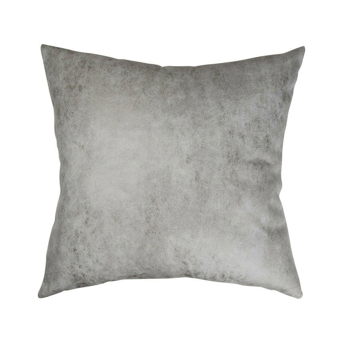 Craft Express 4 Pack Grey Vegan Leather Sublimation Pillow Covers – 18"x18" with Zipper.