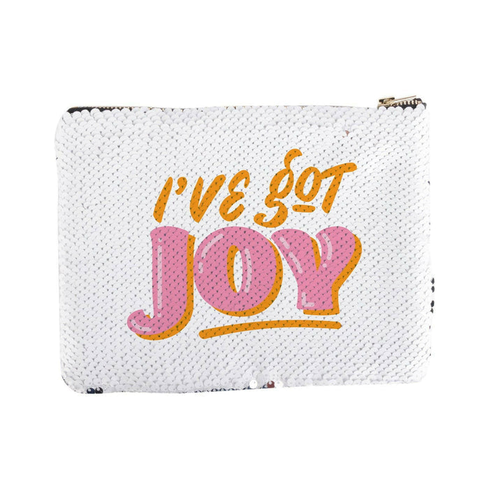 Craft Express 4 Pack Sequin Sublimation Cosmetic Bags – Sublimation-Ready Blanks.