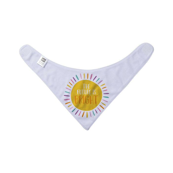 Craft Express 4 Pack Sublimation Baby Bandana Bibs – Soft White Snap Bibs.