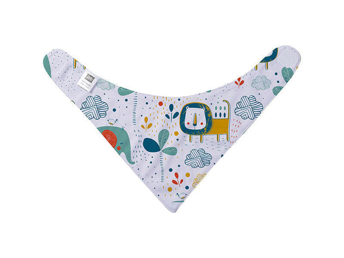 Craft Express 4 Pack Sublimation Baby Bandana Bibs – Soft White Snap Bibs.