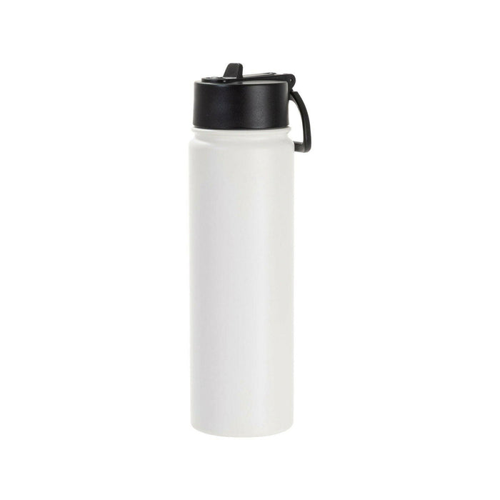 Craft Express 6 Pack 22oz Powder Coated Water Bottle Flasks – Laser-Ready Drinkware.