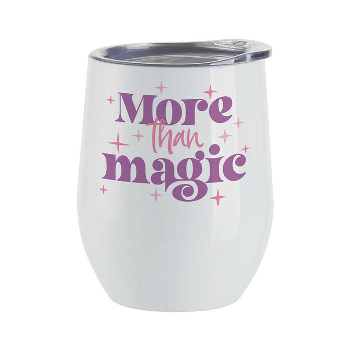 Craft Express 6 Pack Stainless Steel Sublimation Wine Tumblers – 12oz with Lids.
