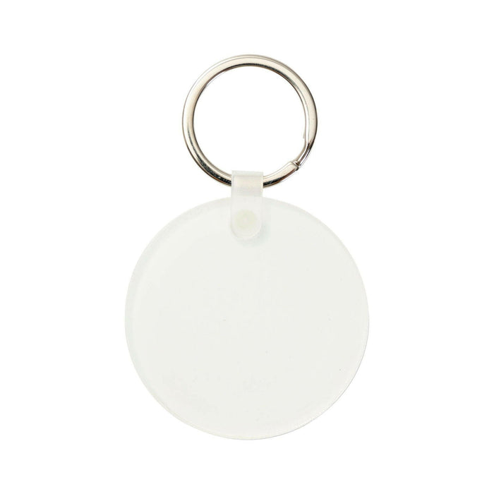 Craft Express 4-Pack Acrylic Round Keyrings – Sublimation & UV DTF Blanks.