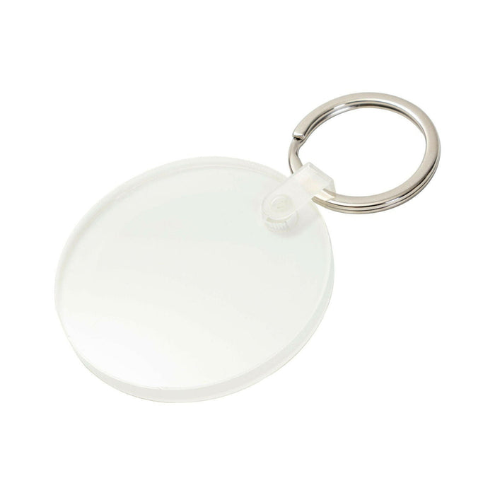 Craft Express 4-Pack Acrylic Round Keyrings – Sublimation & UV DTF Blanks.