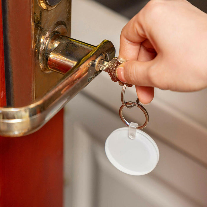Craft Express 4-Pack Acrylic Round Keyrings – Sublimation & UV DTF Blanks.