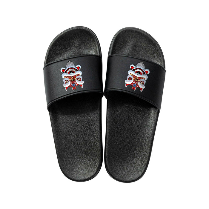 Craft Express Black DTF Sliders – Adult Size Customizable Slide Sandals.