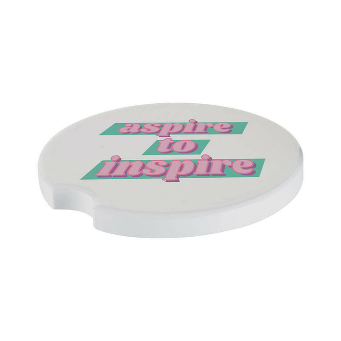 Craft Express 4 Pack Ceramic Sublimation Car Coasters – Sublimation-Ready Blanks.