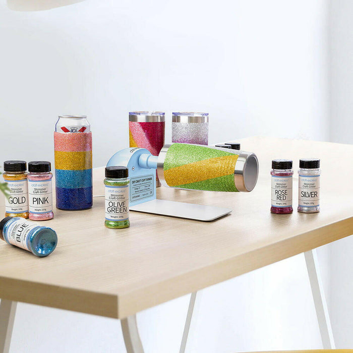 Craft Express DIY Craft Cup Turner – Tumbler Spinner for Glitter & Resin.