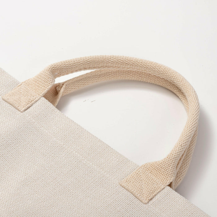 Craft Express Linen Shopping Bag for Sublimation & Custom Designs, 15" x 16"